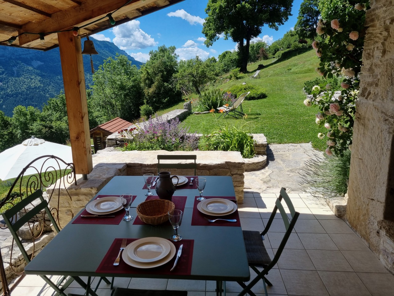 vue d'hiver location dans le Vercors