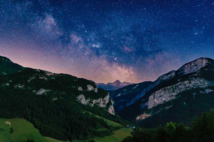 étoiles sur le vercors