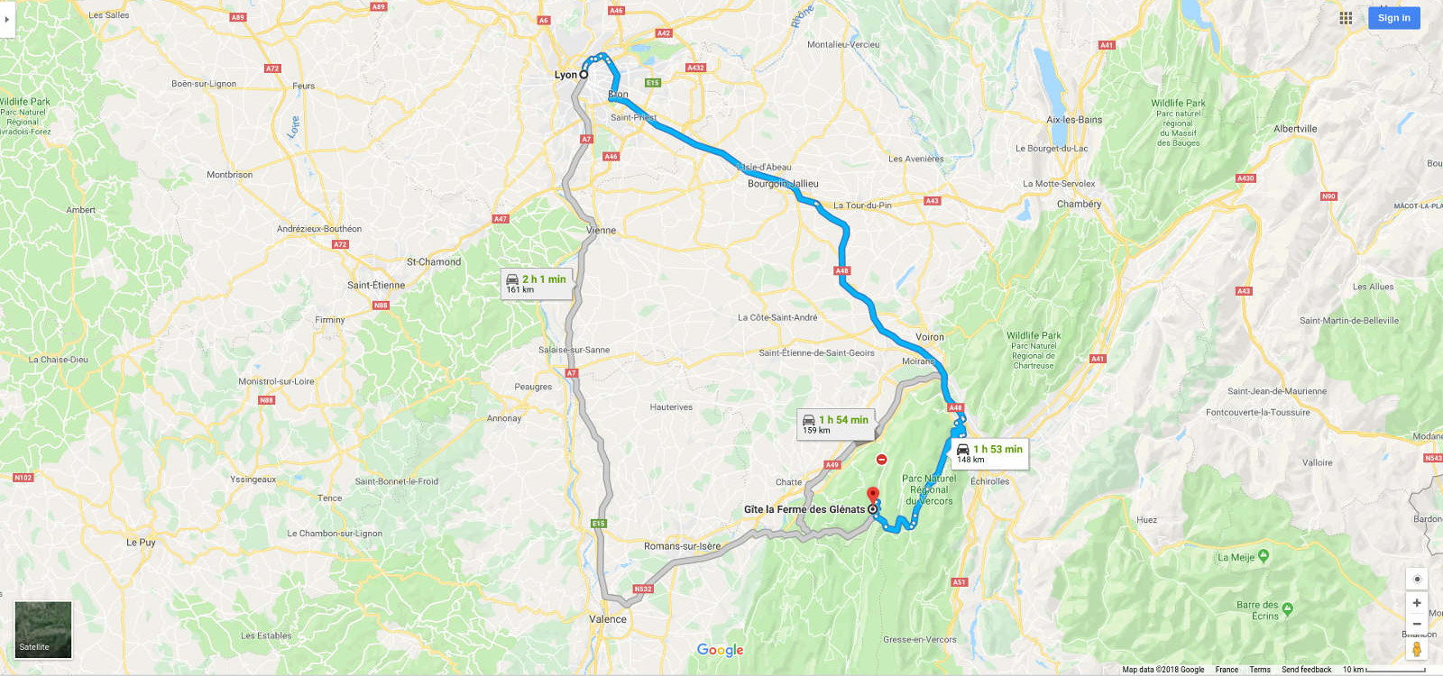Location de vacances à proximité de Lyon Vercors