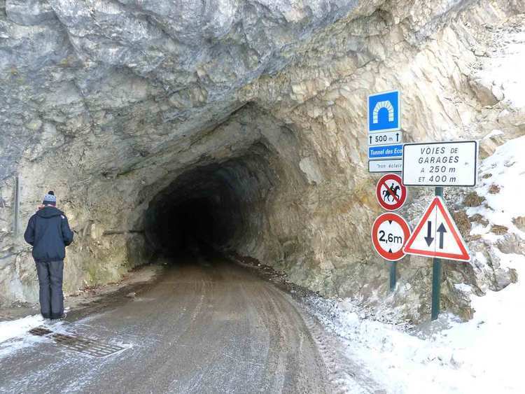 tunnel des écouges dans le Vercors