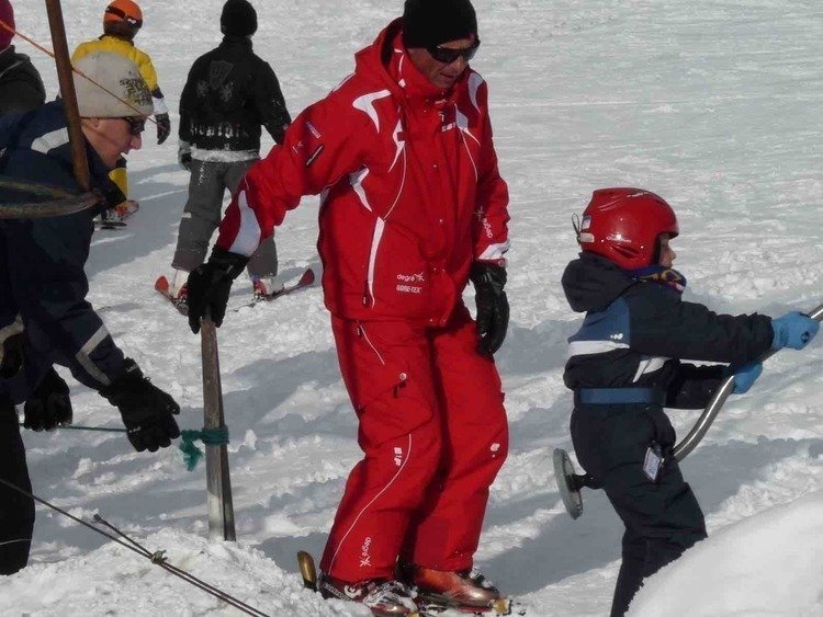 Patrick, moniteur de ski au col