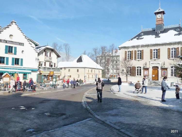 La place de l'ours à Villard-de-Lans