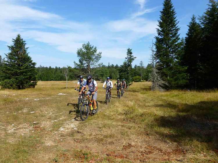 vtt à Chaud-Clapier dans le Vercors